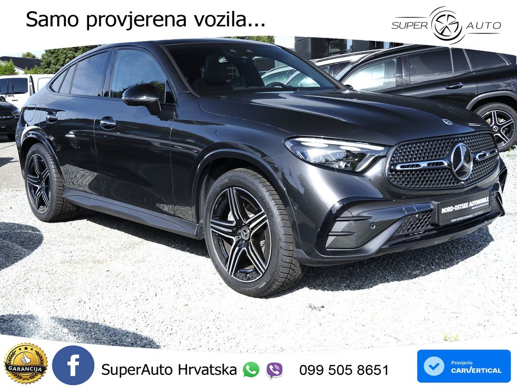 Mercedes GLC Coupe 220d (197 KS) 4MATIC 9G-TRONIC AMG ACC+GR SJED+360+PANO