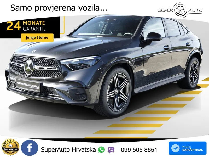Mercedes GLC Coupe 220d (197 KS) 4MATIC 9G-TRONIC AMG ACC+GR SJED+360+PANO