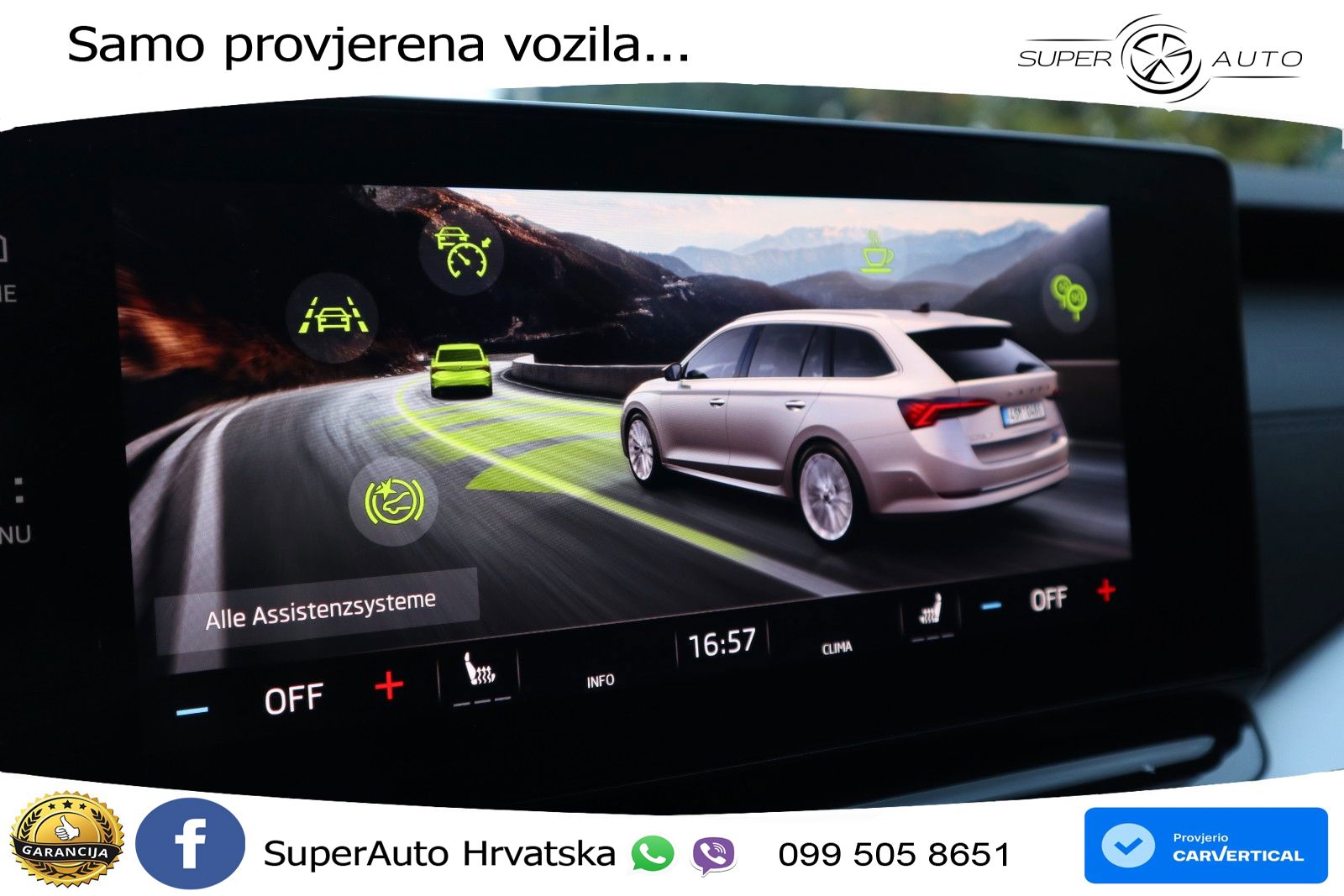 Škoda Octavia Combi 2.0 TDI (150 KS) DSG LED+GR SJED+ACC