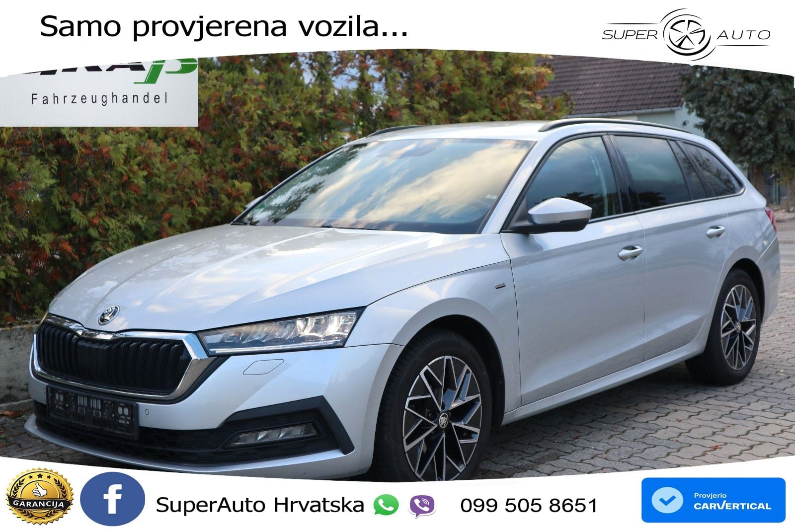 Škoda Octavia Combi 2.0 TDI (150 KS) DSG LED+GR SJED+ACC