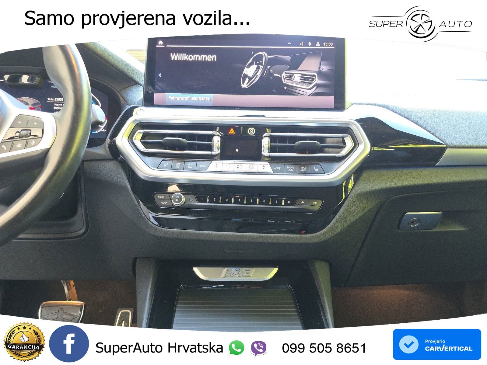 BMW iX3 80 kWh (286 KS) LED+GR SJED+ACC