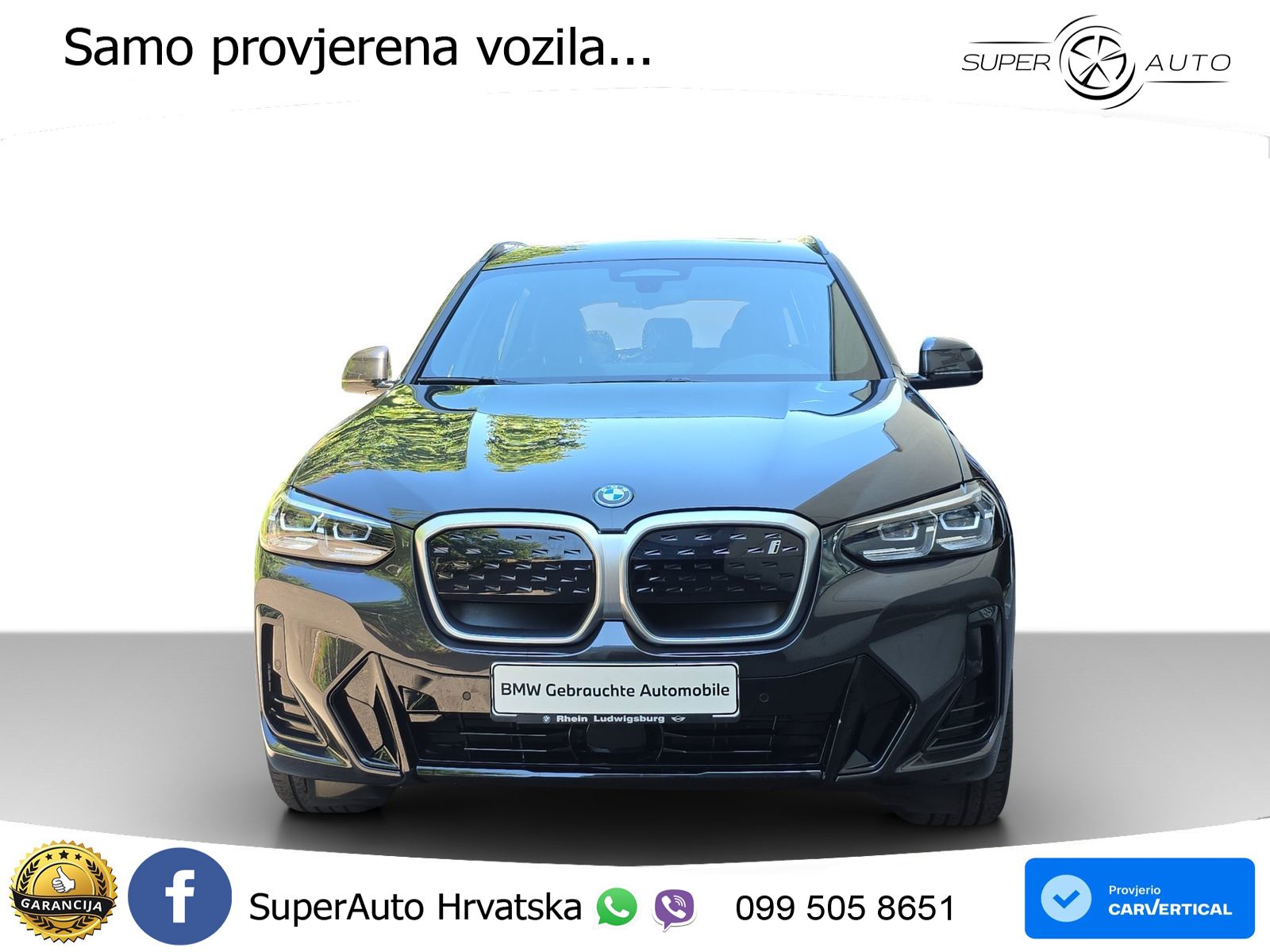 BMW iX3 80 kWh (286 KS) LED+GR SJED+ACC