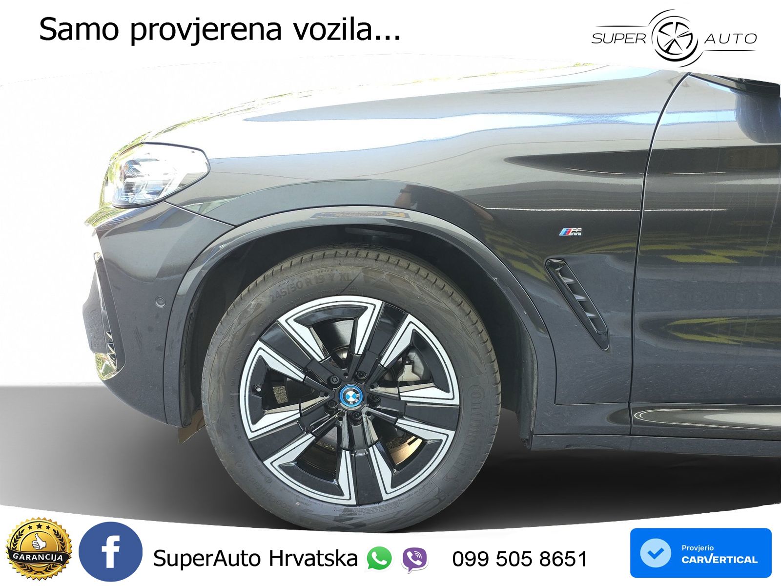 BMW iX3 80 kWh (286 KS) LED+GR SJED+ACC