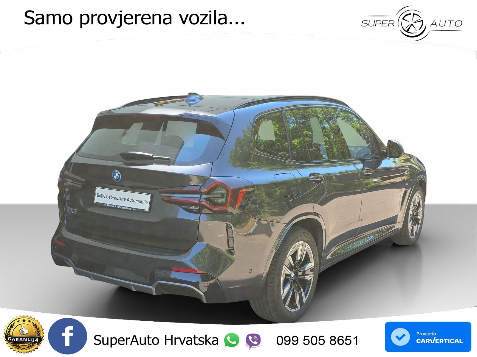 BMW iX3 80 kWh (286 KS) LED+GR SJED+ACC