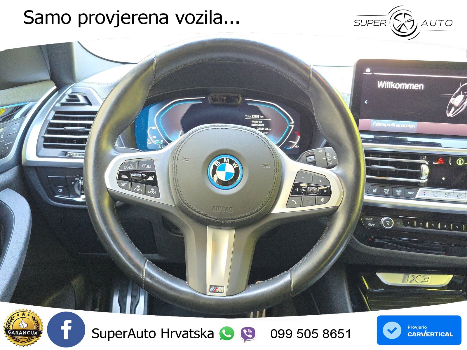 BMW iX3 80 kWh (286 KS) LED+GR SJED+ACC