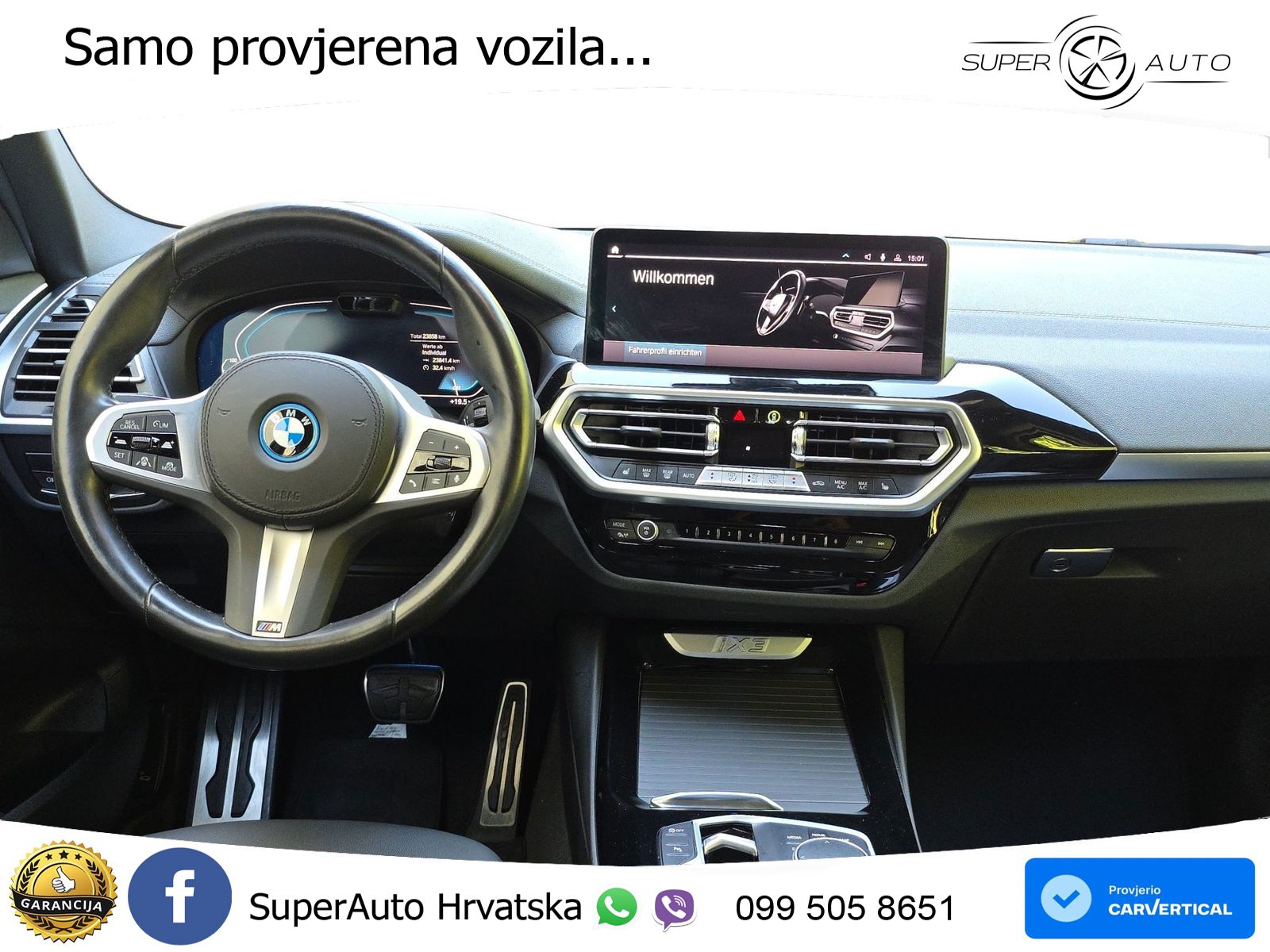 BMW iX3 80 kWh (286 KS) LED+GR SJED+ACC