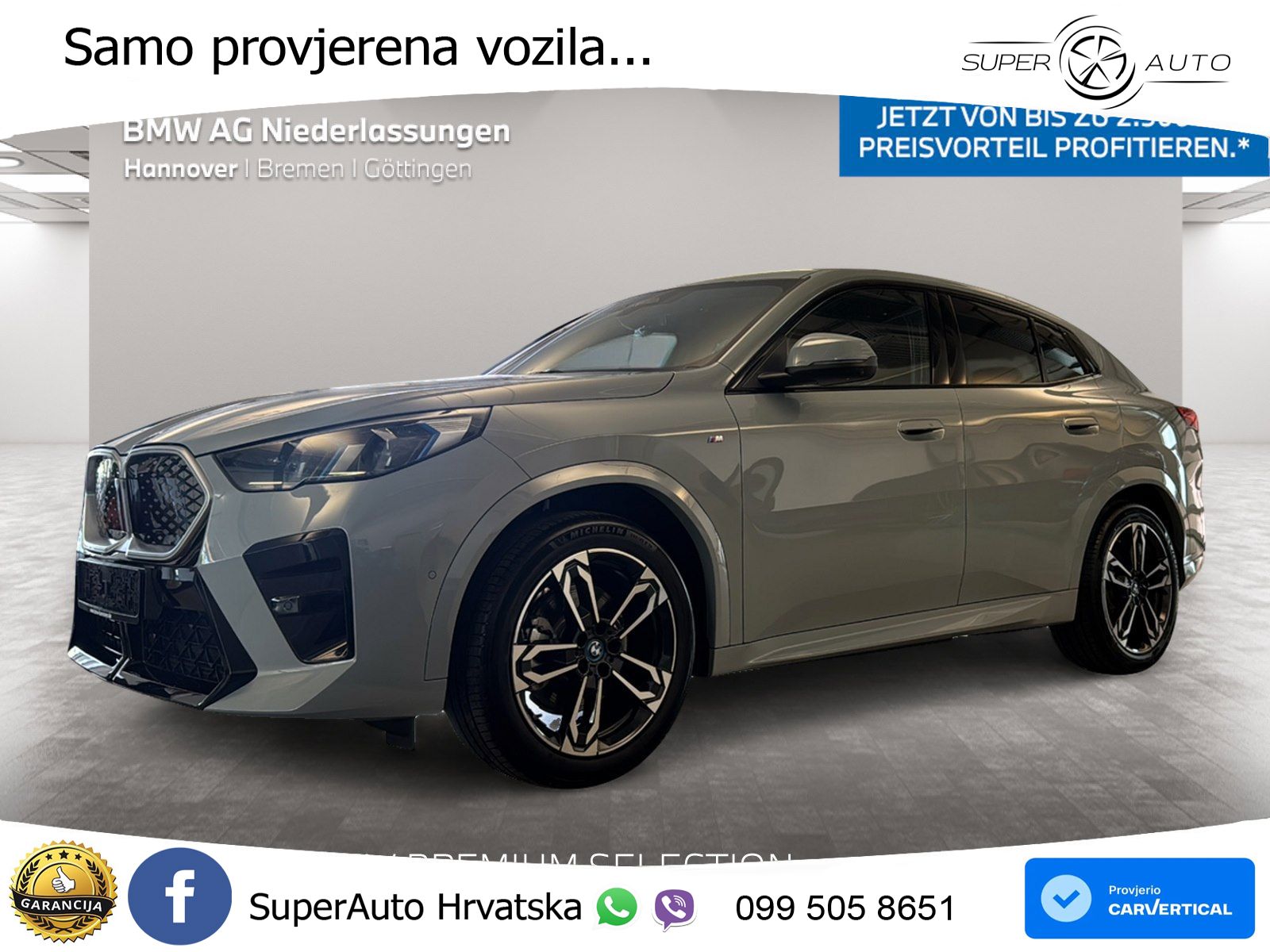 BMW iX2 66.5 kWh (313 KS) xDrive30