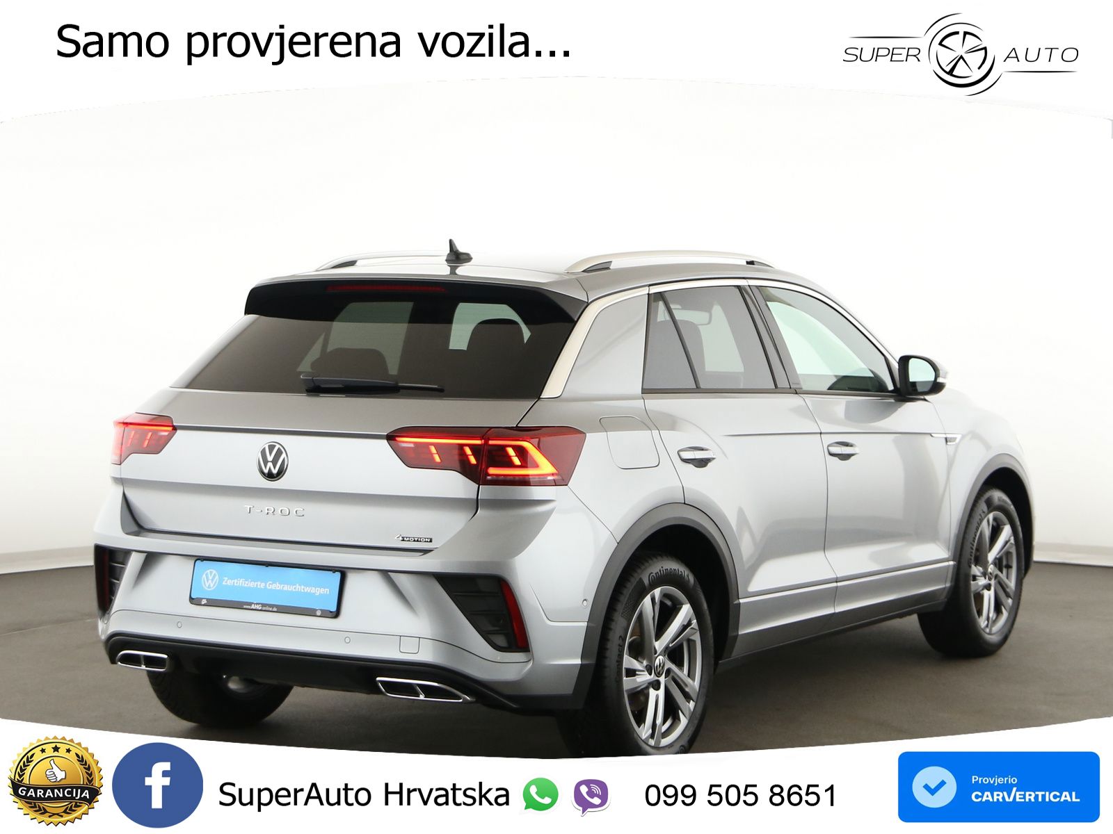 Volkswagen T-Roc I 2.0 TSI (190 KS) 4M DSG LED+GR SJED+ACC