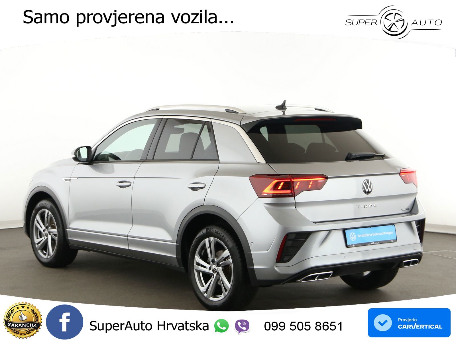 Volkswagen T-Roc I 2.0 TSI (190 KS) 4M DSG LED+GR SJED+ACC