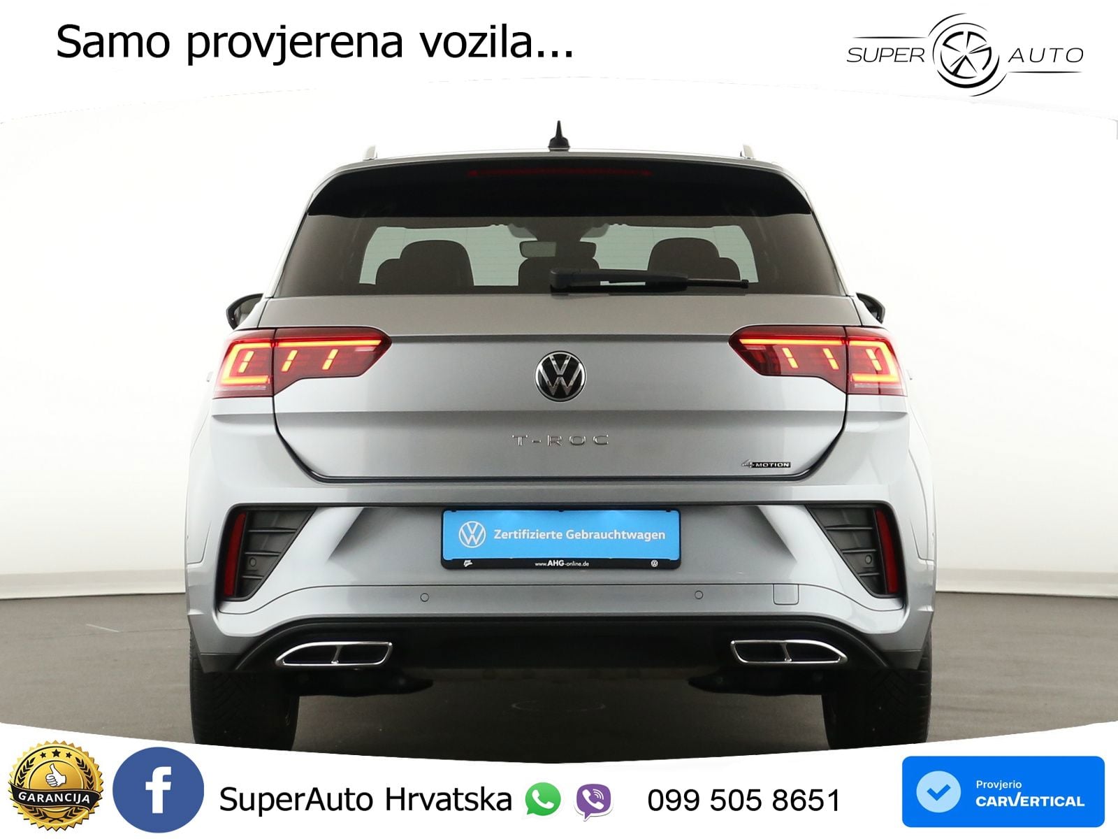 Volkswagen T-Roc I 2.0 TSI (190 KS) 4M DSG LED+GR SJED+ACC