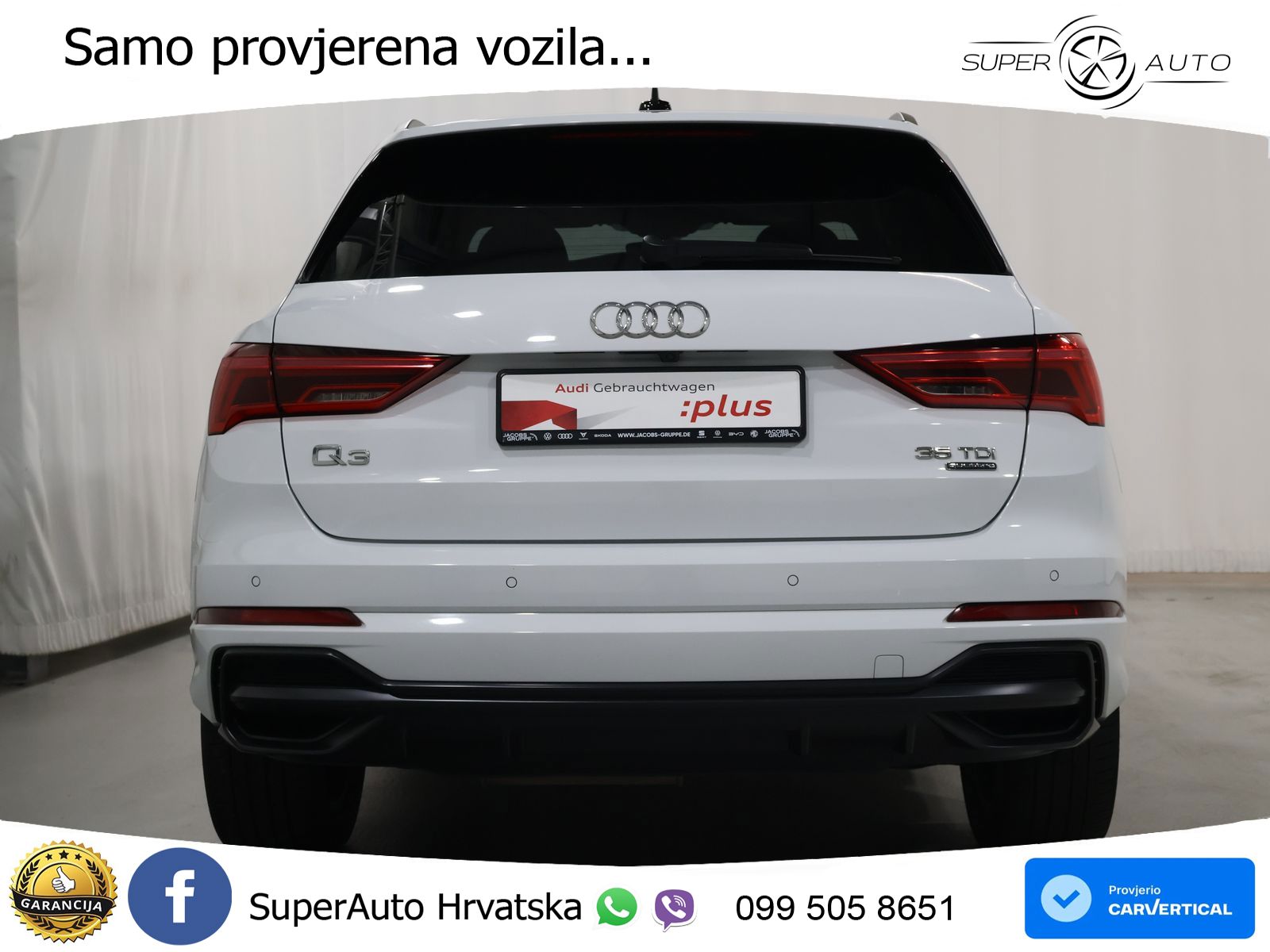 Audi Q3 35 TDI (150 KS) quattro S tronic S line LED+GR SJED+ACC