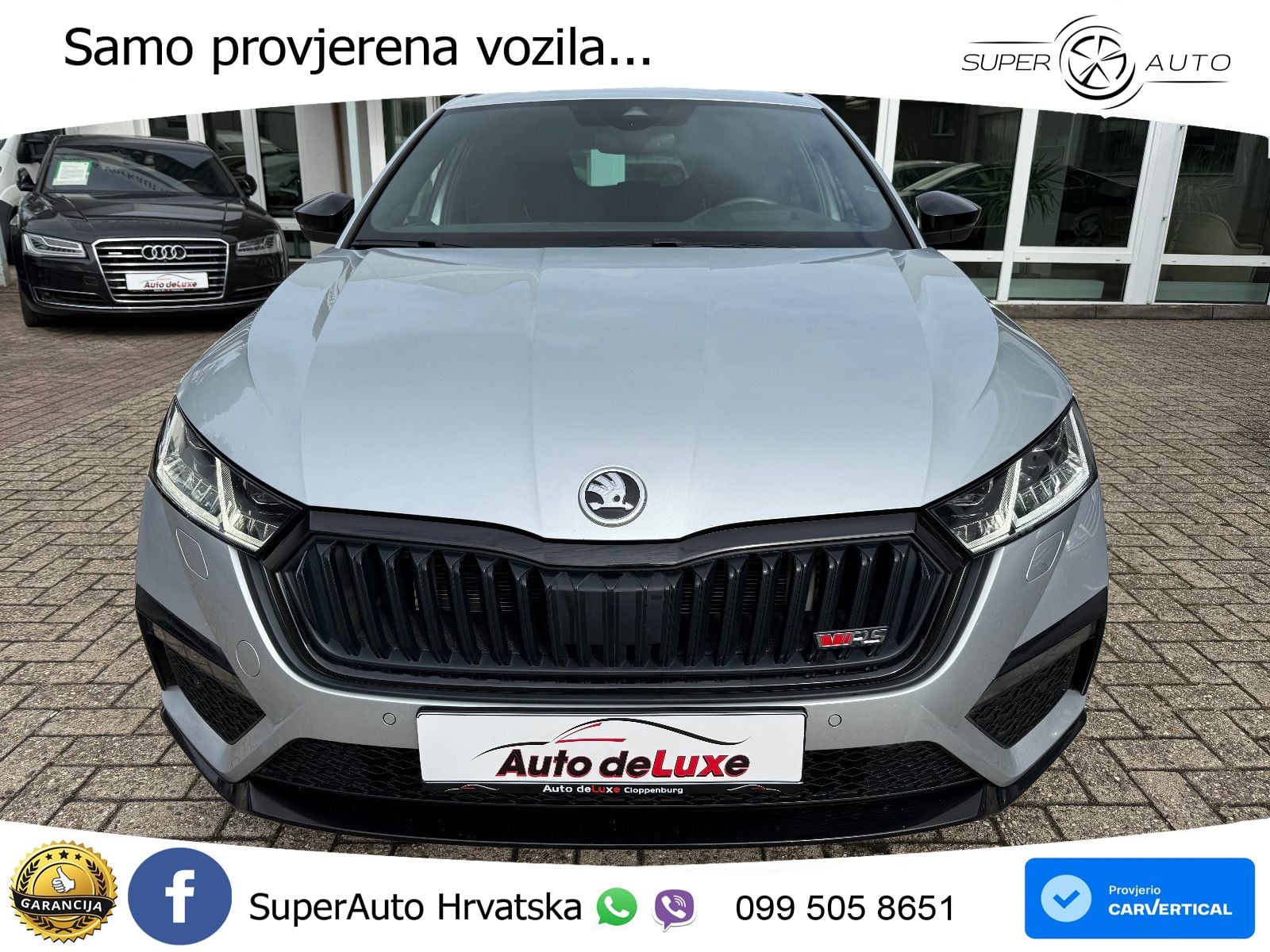 Škoda Octavia Combi RS 2.0 TDI (200 KS) DSG LED+GR SJED+ACC