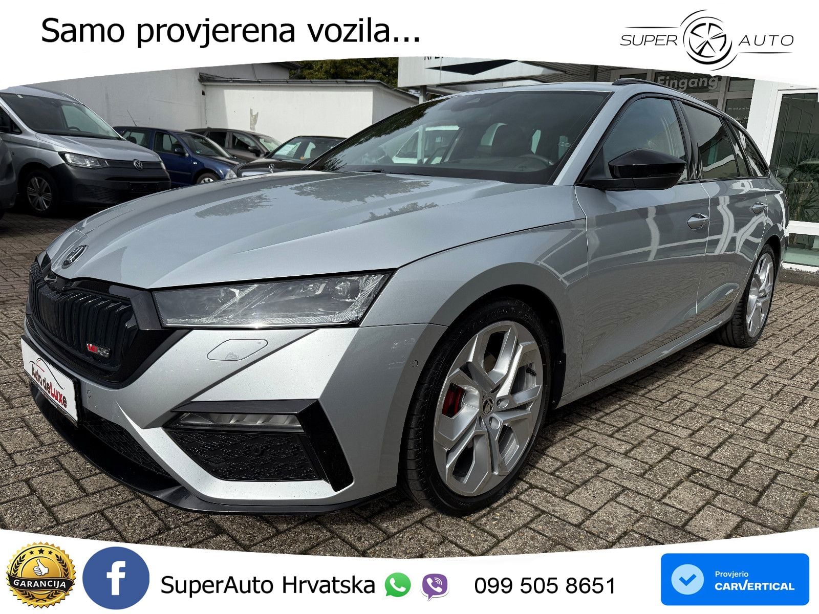 Škoda Octavia Combi RS 2.0 TDI (200 KS) DSG LED+GR SJED+ACC