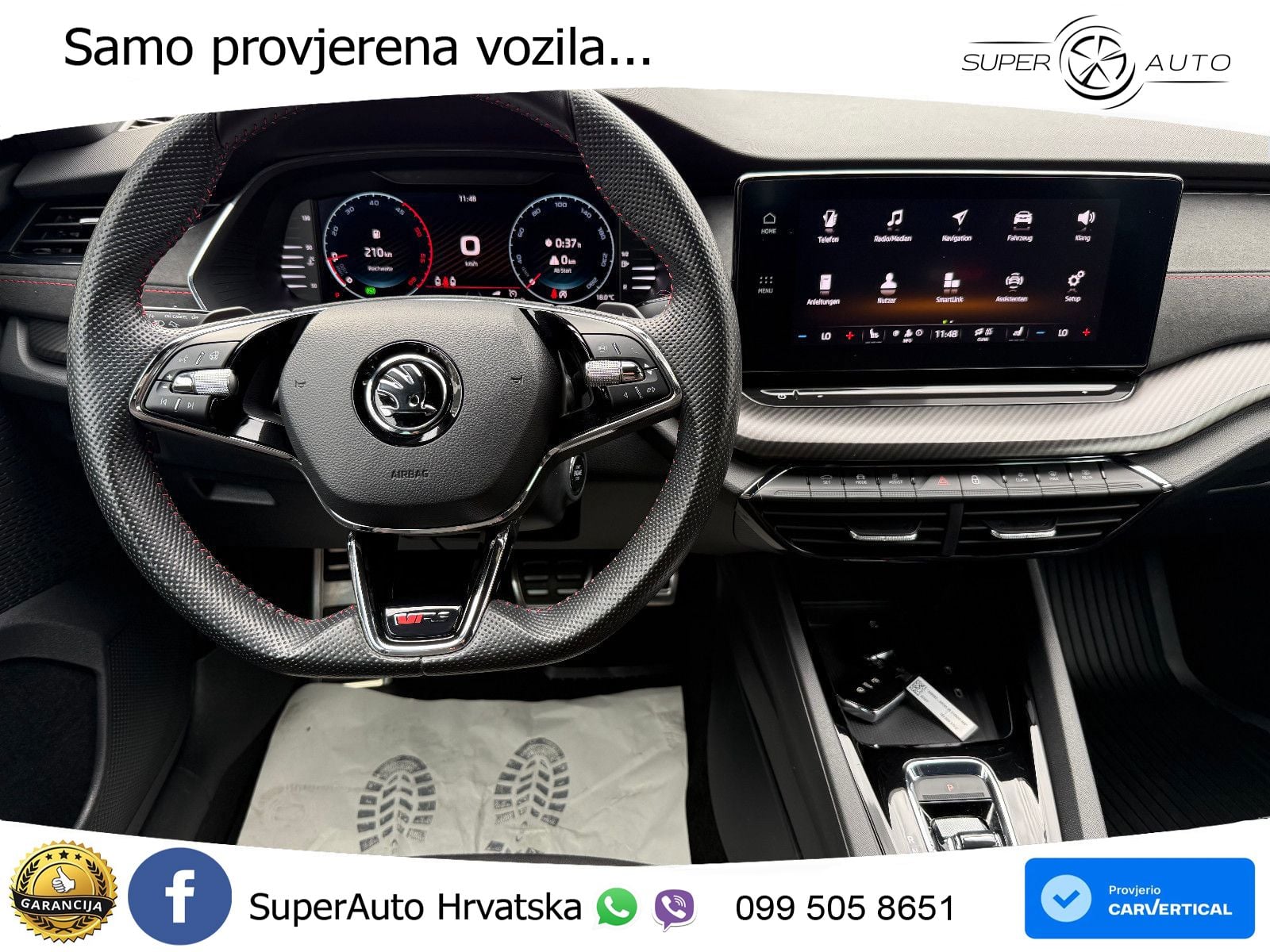 Škoda Octavia Combi RS 2.0 TDI (200 KS) DSG LED+GR SJED+ACC