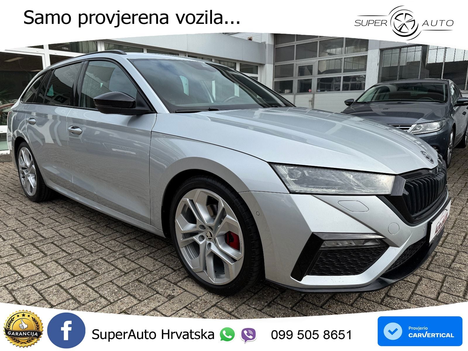 Škoda Octavia Combi RS 2.0 TDI (200 KS) DSG LED+GR SJED+ACC