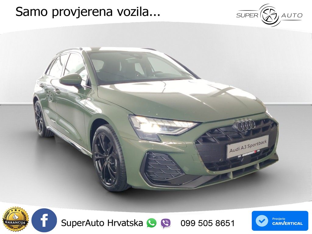 Audi A3 35 TFSI (150 KS) S tronic S line MATRIX+GR SJED+KAM