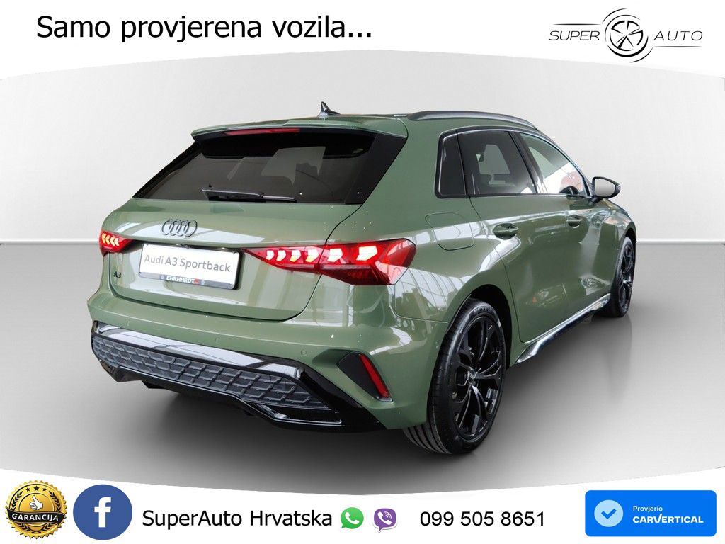 Audi A3 35 TFSI (150 KS) S tronic S line MATRIX+GR SJED+KAM