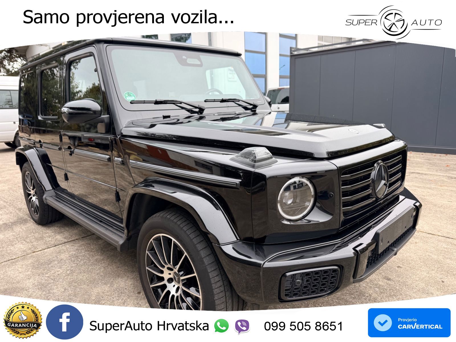 Mercedes G 450d Long (367 KS) 4MATIC 9G-TRONIC Exclusive LED+GR SJED+ACC