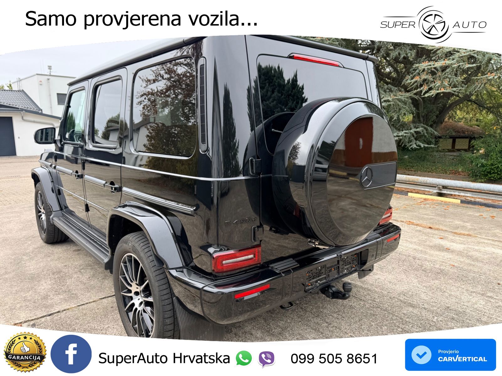 Mercedes G 450d Long (367 KS) 4MATIC 9G-TRONIC Exclusive LED+GR SJED+ACC