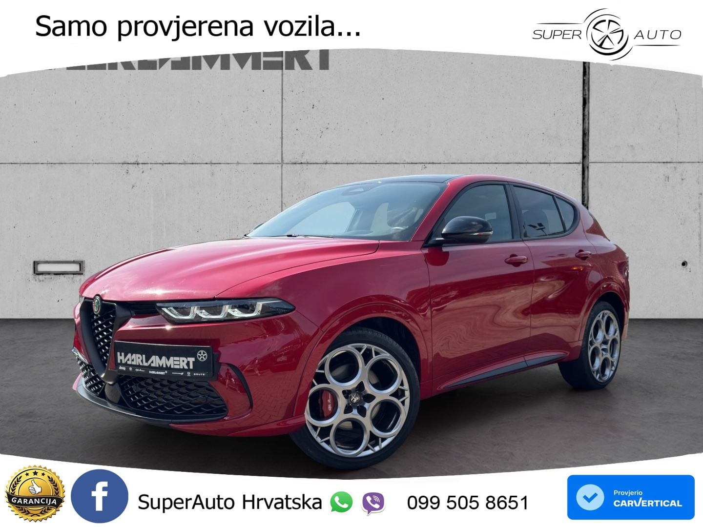 Alfa Romeo Tonale 1.5 VGT (160 KS) 48V-Hybrid TCT LED+GR SJED+ACC