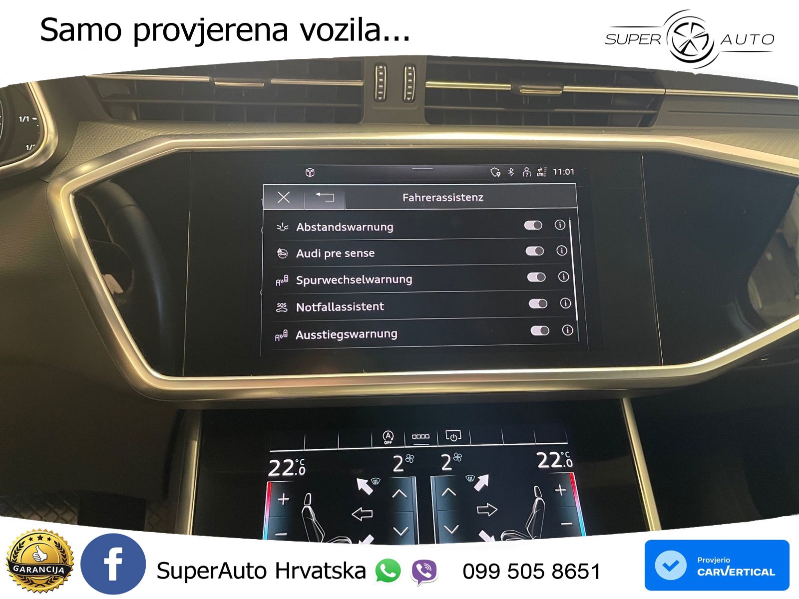 Audi A6 40 TDI (204 KS) S tronic MATRIX+GR SJED+KAM