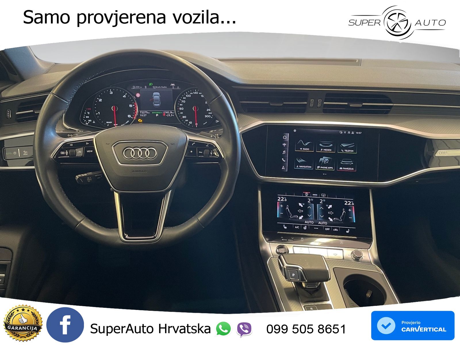 Audi A6 40 TDI (204 KS) S tronic MATRIX+GR SJED+KAM