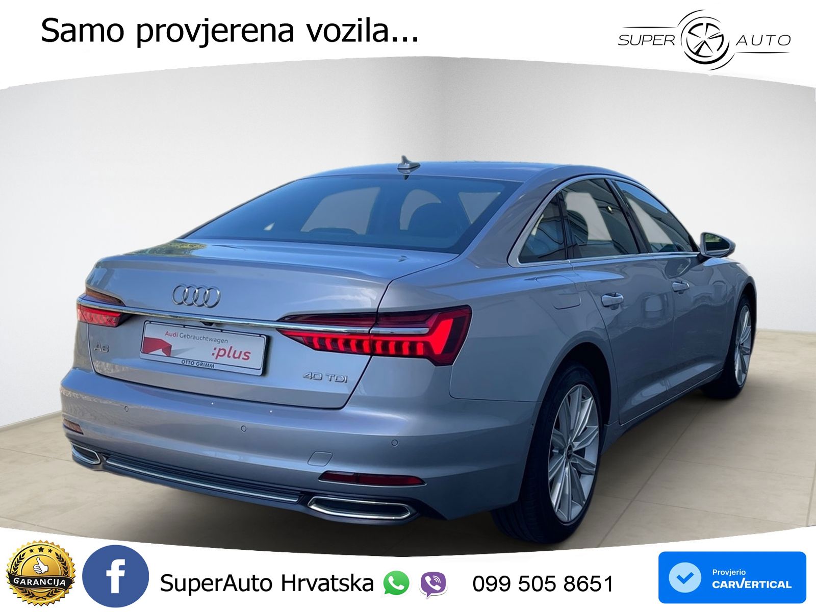Audi A6 40 TDI (204 KS) S tronic MATRIX+GR SJED+KAM