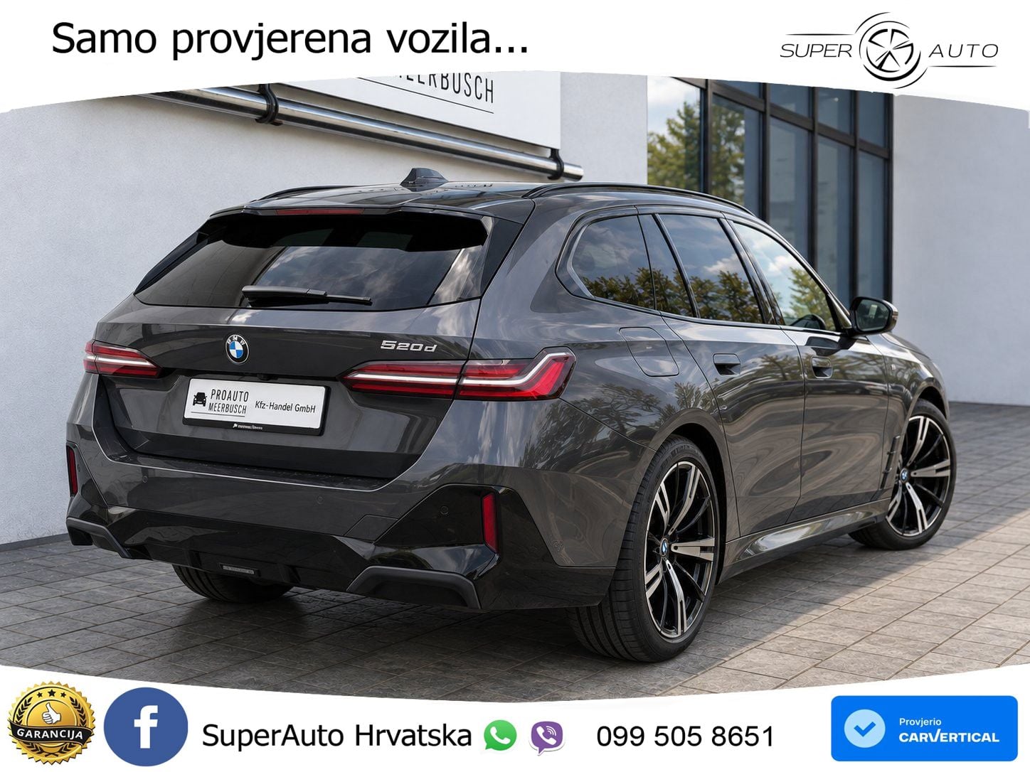 BMW 520d Touring (197 KS) Steptronic M Sport LED+GR SJED+ACC