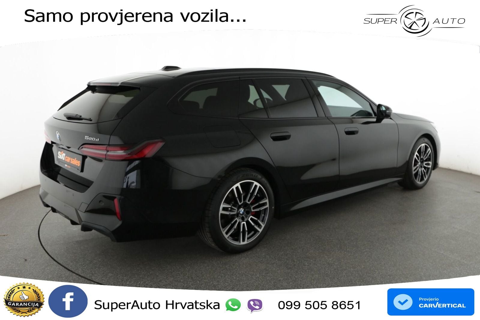 BMW 520d Touring (197 KS) Steptronic M Sport ACC+HEAD+4xGR SJED+360+PANO