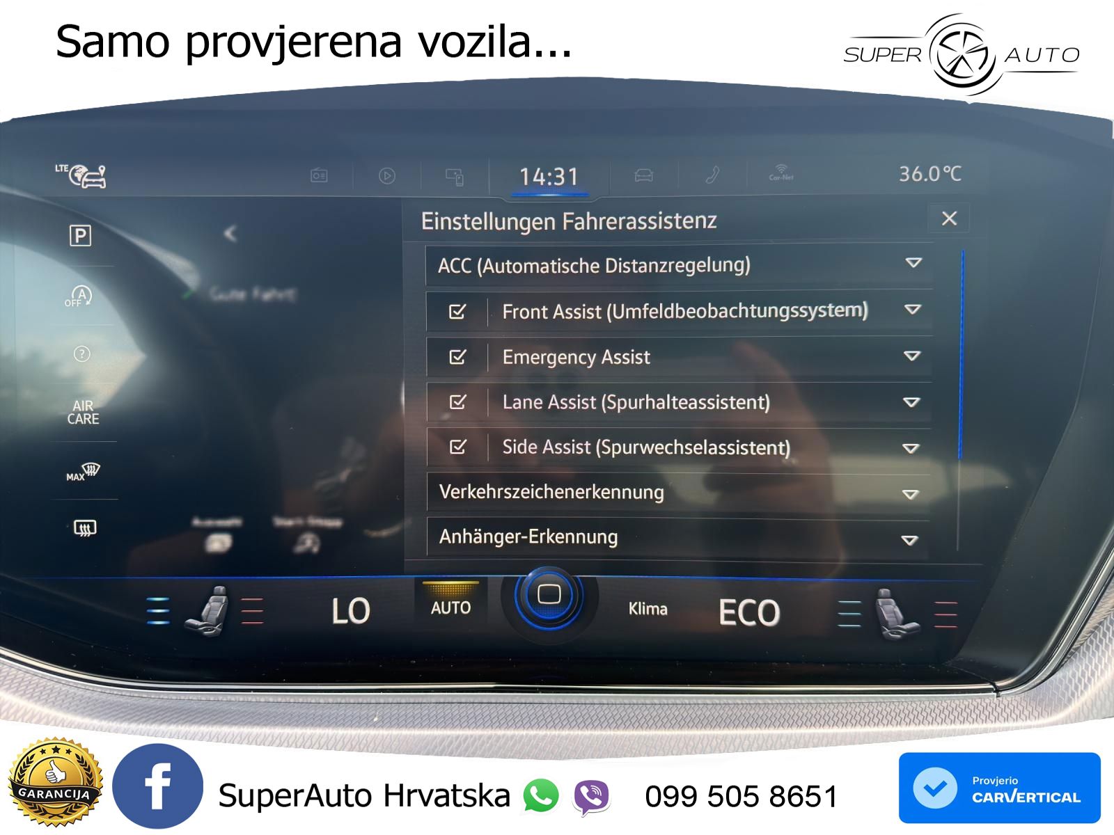 Volkswagen Touareg 3.0 V6 TDI (286 KS) 4MOTION Tiptronic R-Line ZRAČNI+ACC+GR SJED+KAM+PANO