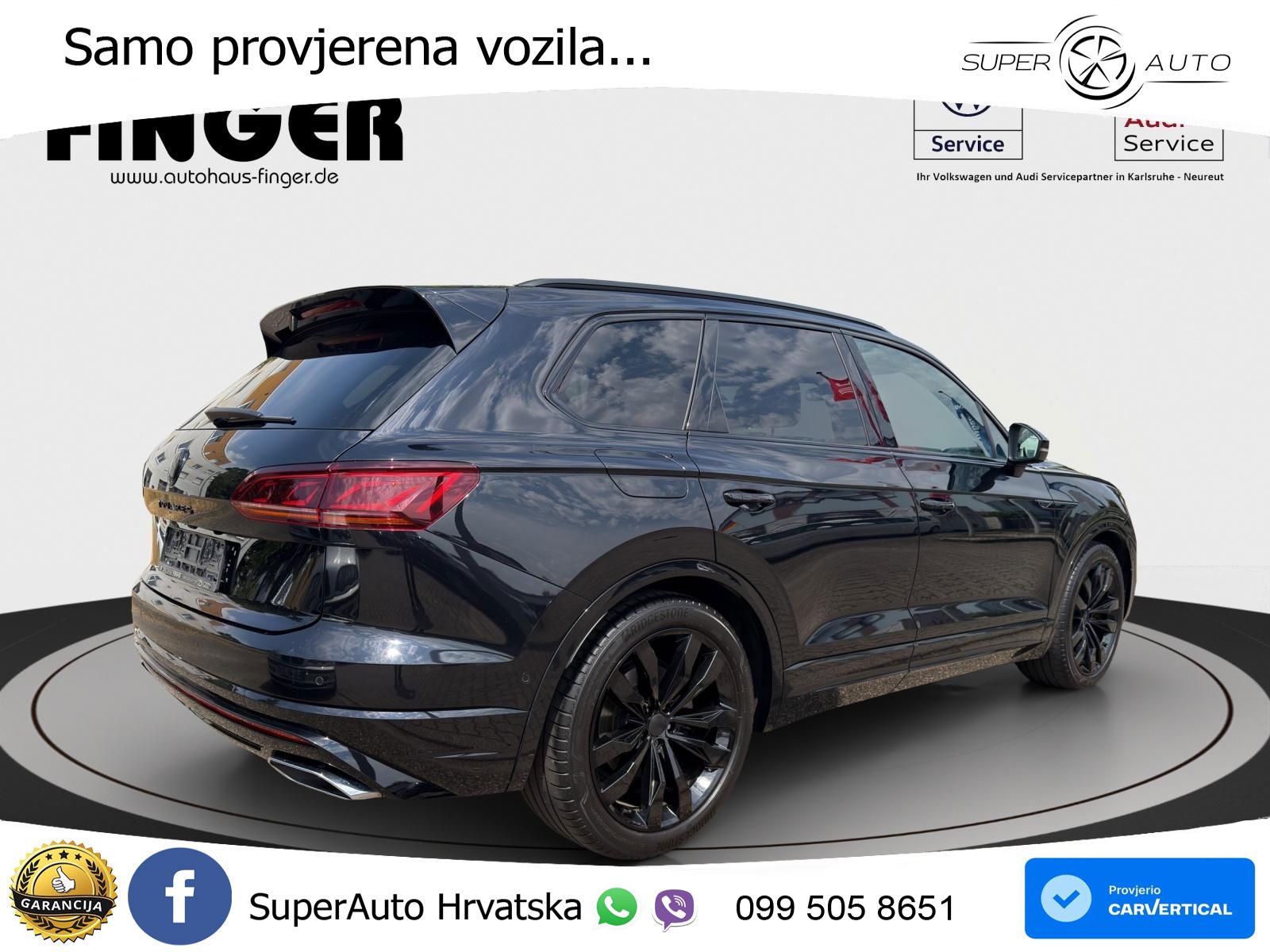 Volkswagen Touareg 3.0 V6 TDI (286 KS) 4MOTION Tiptronic R-Line ZRAČNI+ACC+GR SJED+KAM+PANO