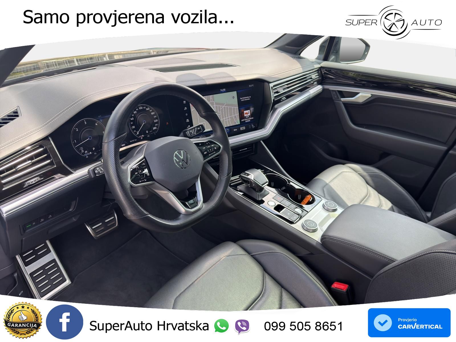 Volkswagen Touareg 3.0 V6 TDI (286 KS) 4MOTION Tiptronic R-Line ZRAČNI+ACC+GR SJED+KAM+PANO