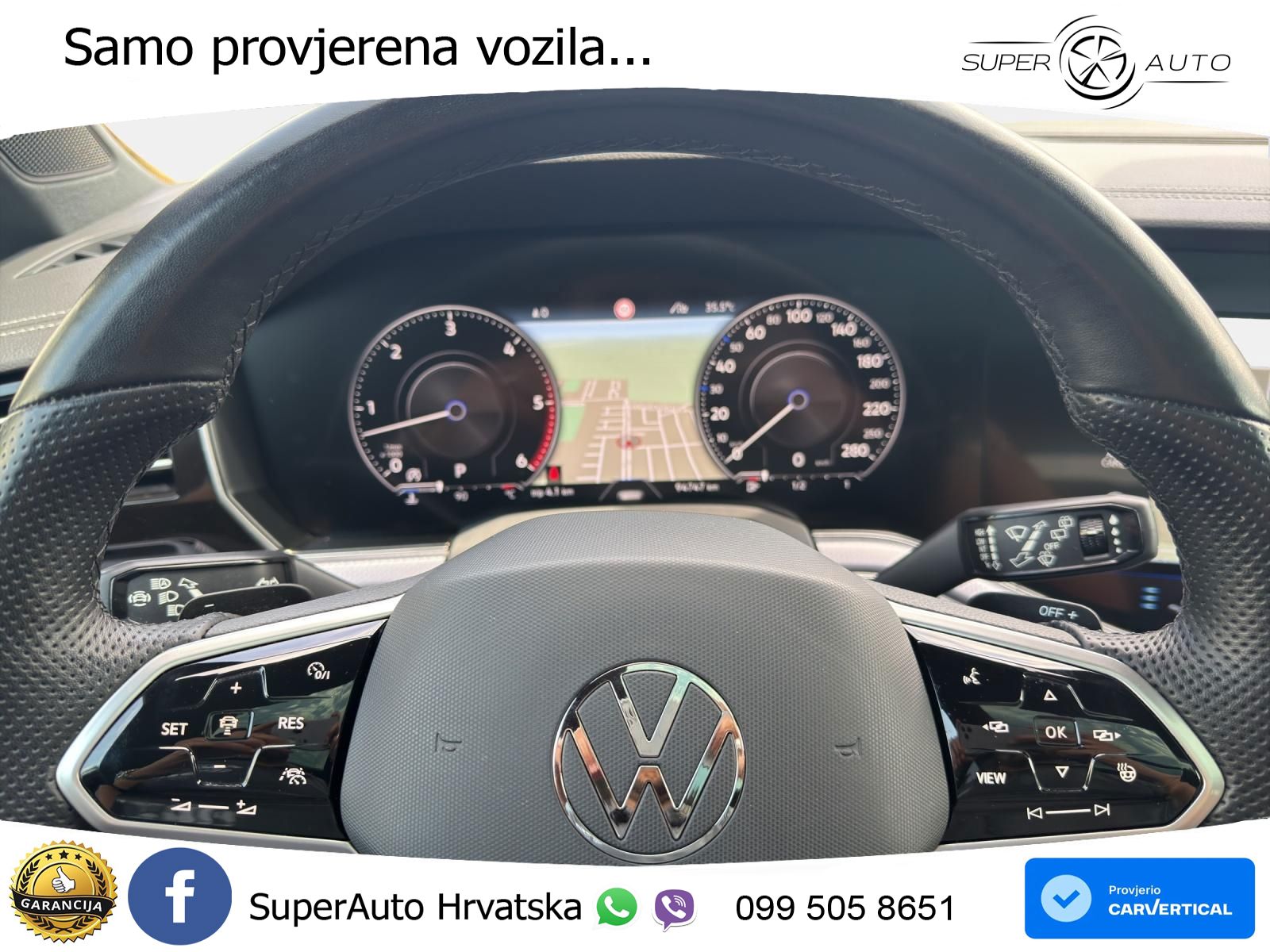 Volkswagen Touareg 3.0 V6 TDI (286 KS) 4MOTION Tiptronic R-Line ZRAČNI+ACC+GR SJED+KAM+PANO