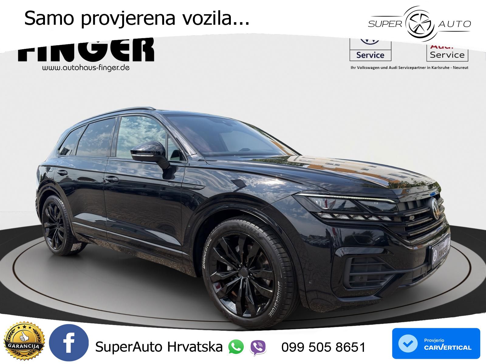 Volkswagen Touareg 3.0 V6 TDI (286 KS) 4MOTION Tiptronic R-Line ZRAČNI+ACC+GR SJED+KAM+PANO
