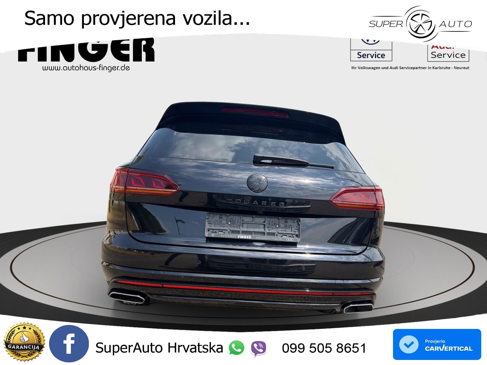 Volkswagen Touareg 3.0 V6 TDI (286 KS) 4MOTION Tiptronic R-Line ZRAČNI+ACC+GR SJED+KAM+PANO