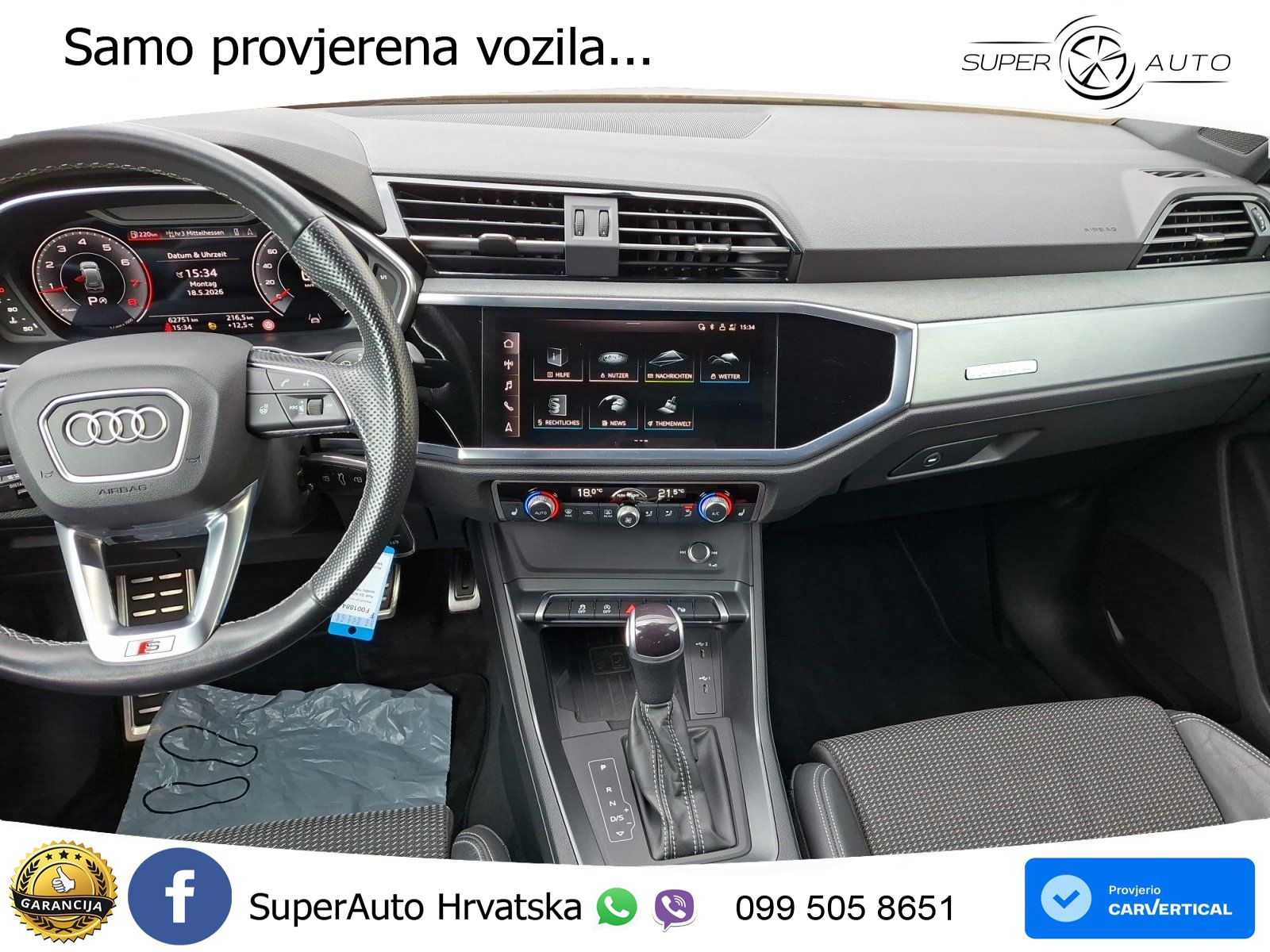 Audi Q3 40 TFSI (190 KS) quattro S tronic S line LED+GR SJED+ACC