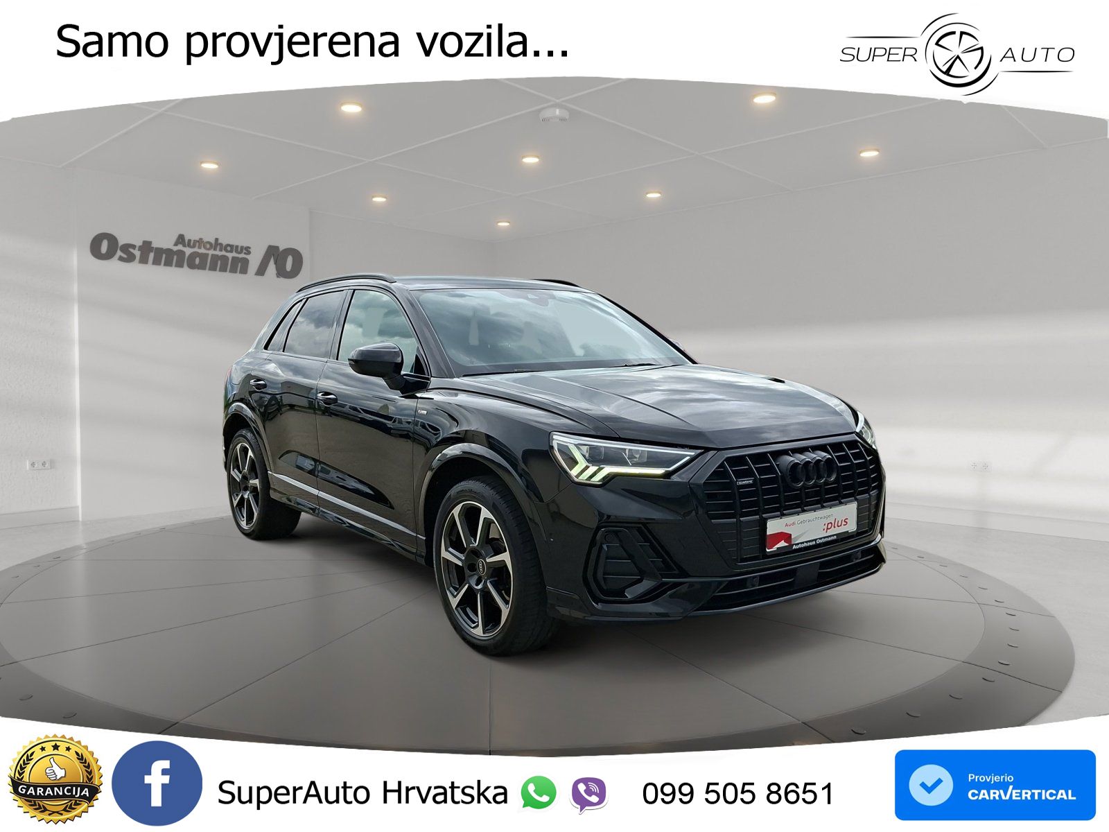 Audi Q3 40 TFSI (190 KS) quattro S tronic S line LED+GR SJED+ACC