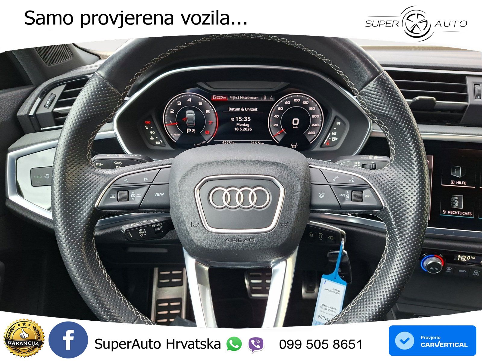 Audi Q3 40 TFSI (190 KS) quattro S tronic S line LED+GR SJED+ACC