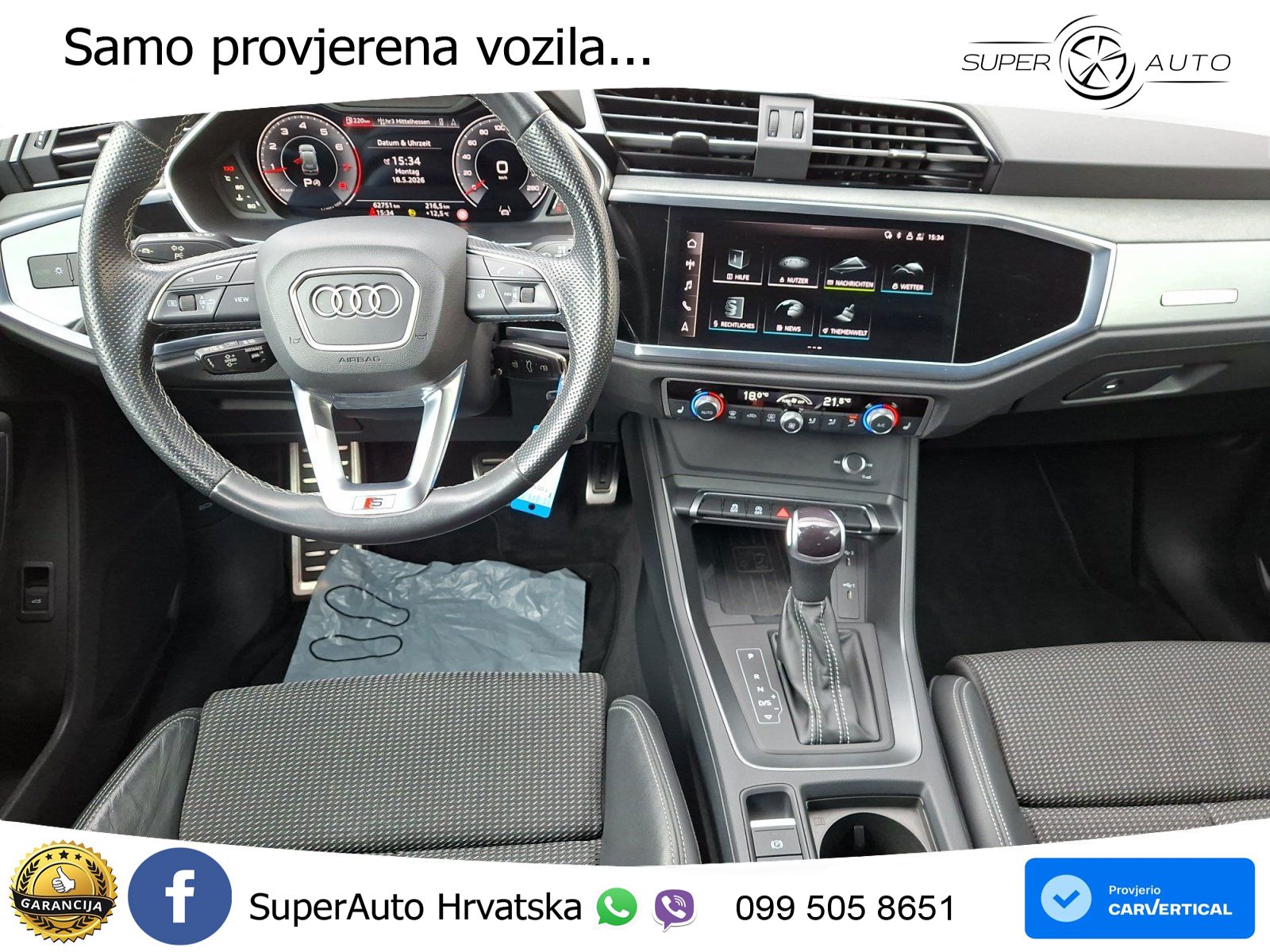 Audi Q3 40 TFSI (190 KS) quattro S tronic S line LED+GR SJED+ACC