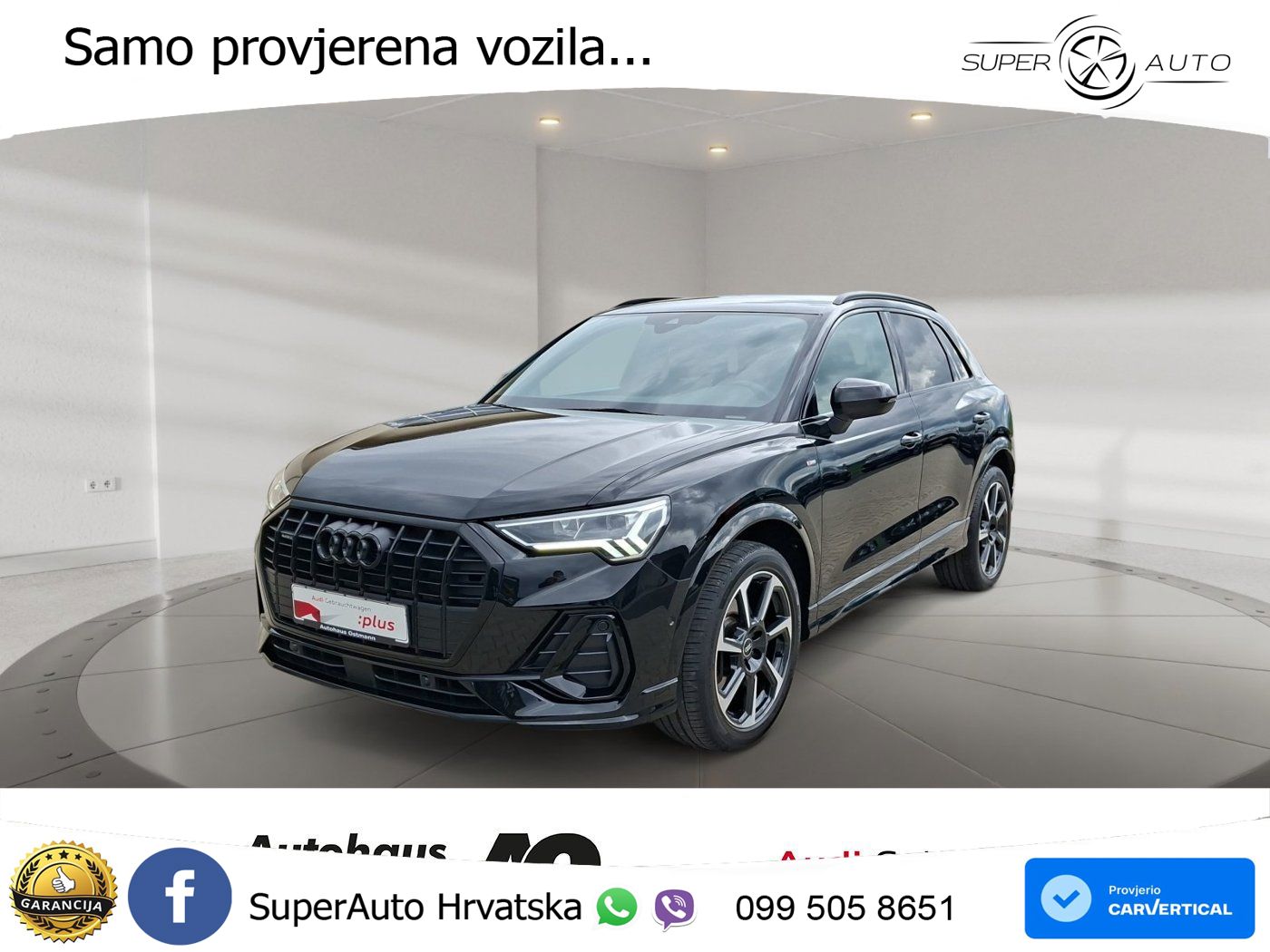 Audi Q3 40 TFSI (190 KS) quattro S tronic S line LED+GR SJED+ACC