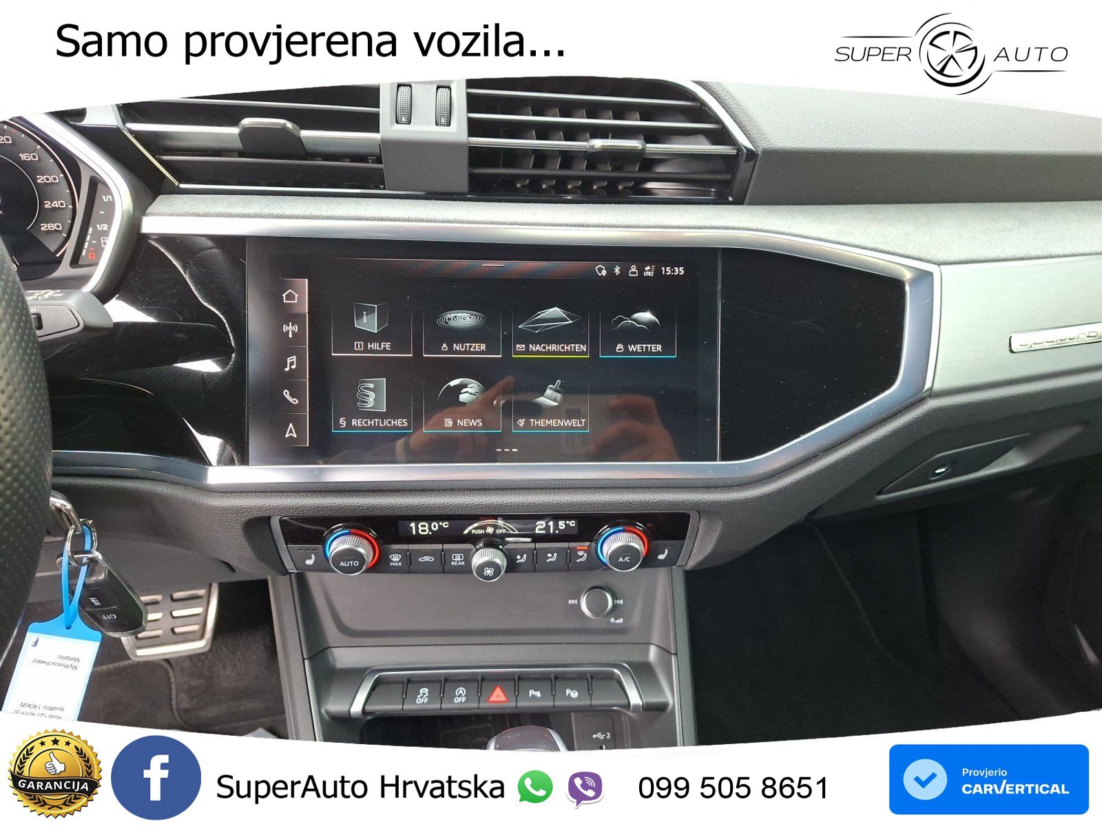Audi Q3 40 TFSI (190 KS) quattro S tronic S line LED+GR SJED+ACC