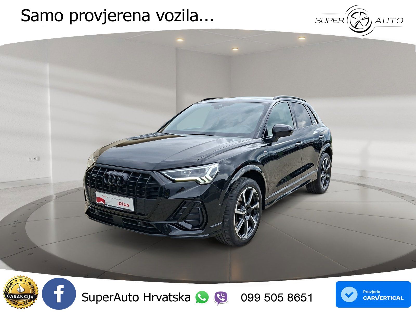 Audi Q3 40 TFSI (190 KS) quattro S tronic S line LED+GR SJED+ACC