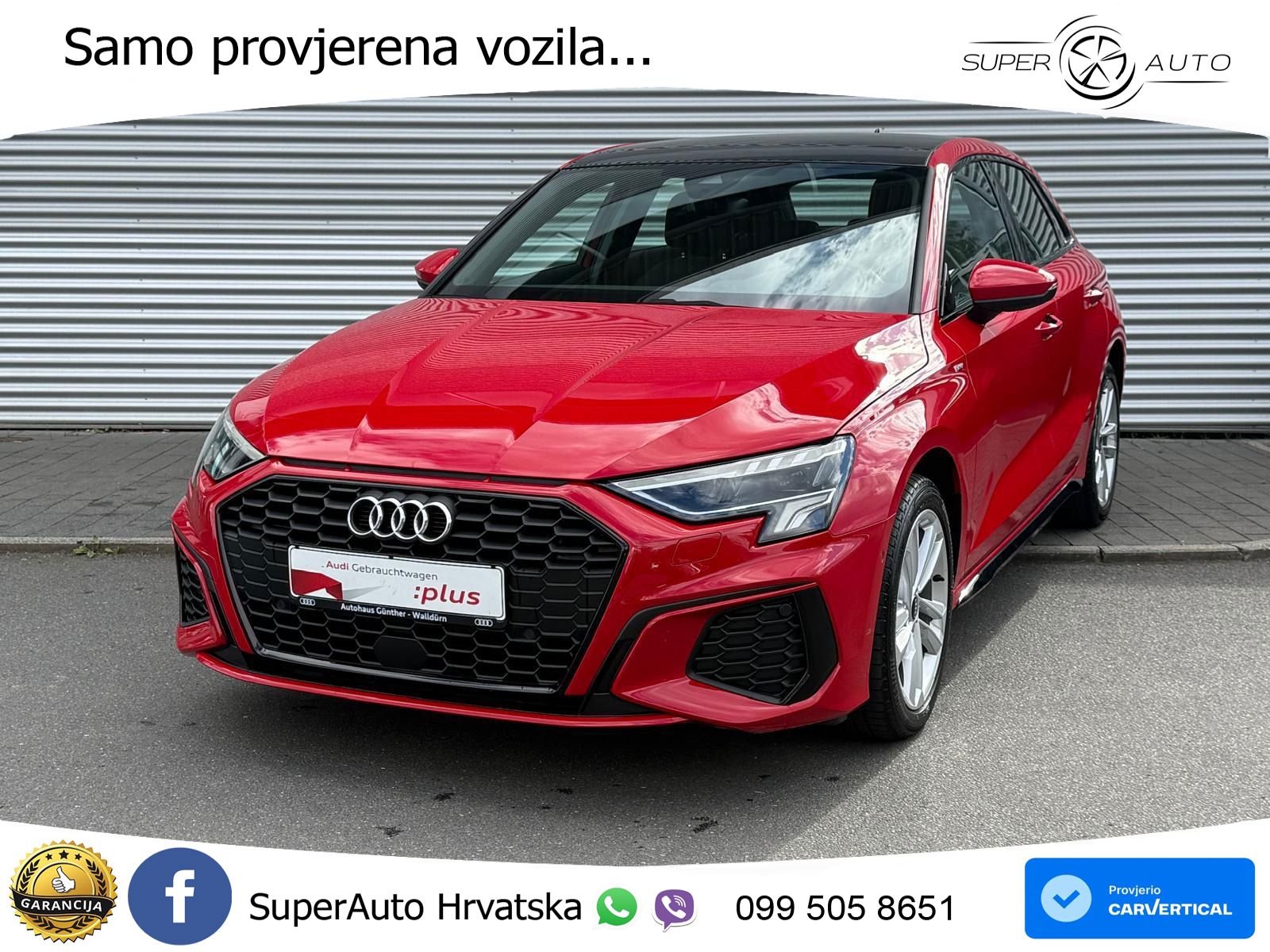 Audi A3 35 TDI (150 KS) S line