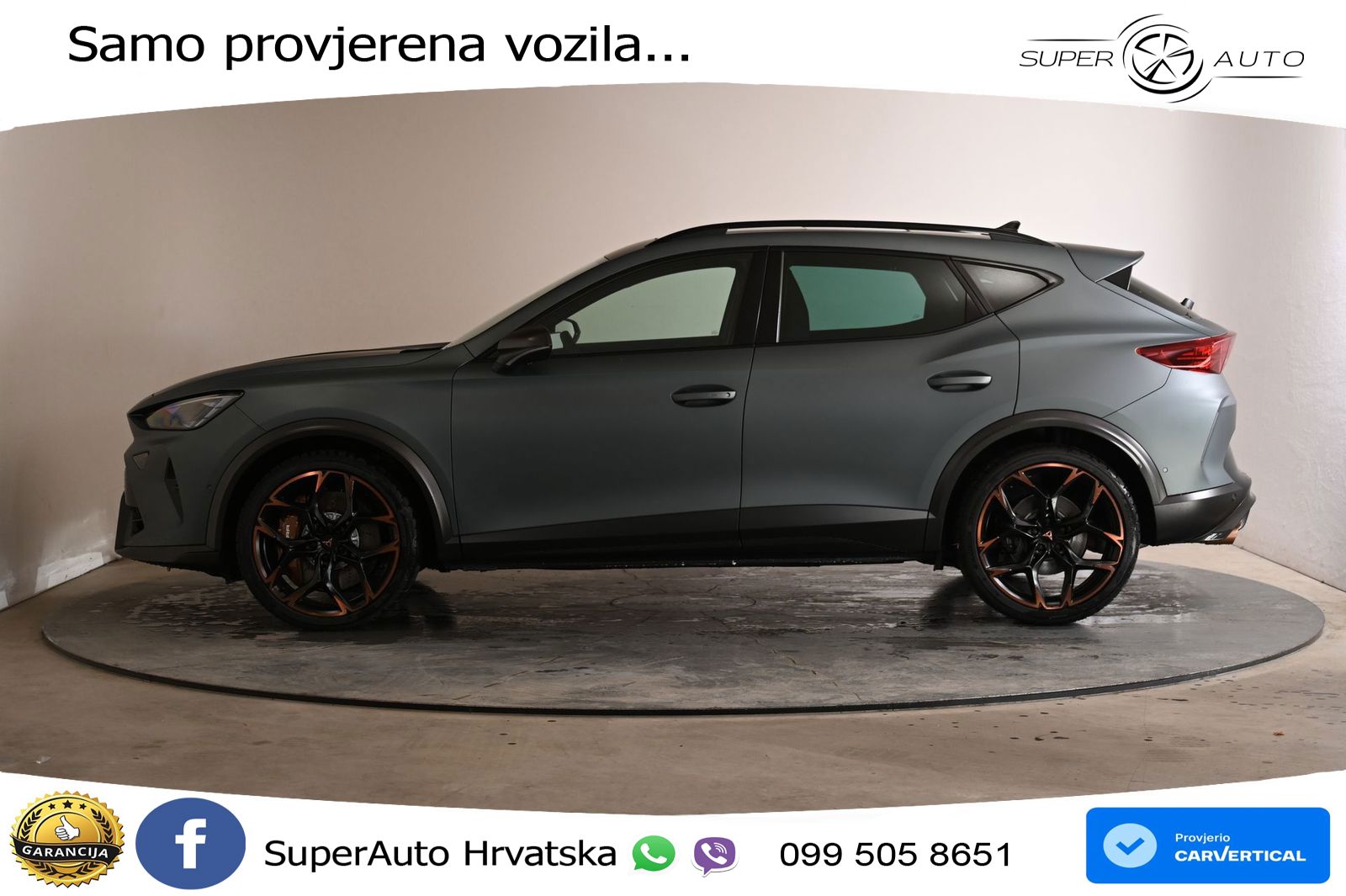 Cupra Formentor VZ5 2.5 TSI (390 KS) 4Drive DSG MATRIX+GR SJED+KAM