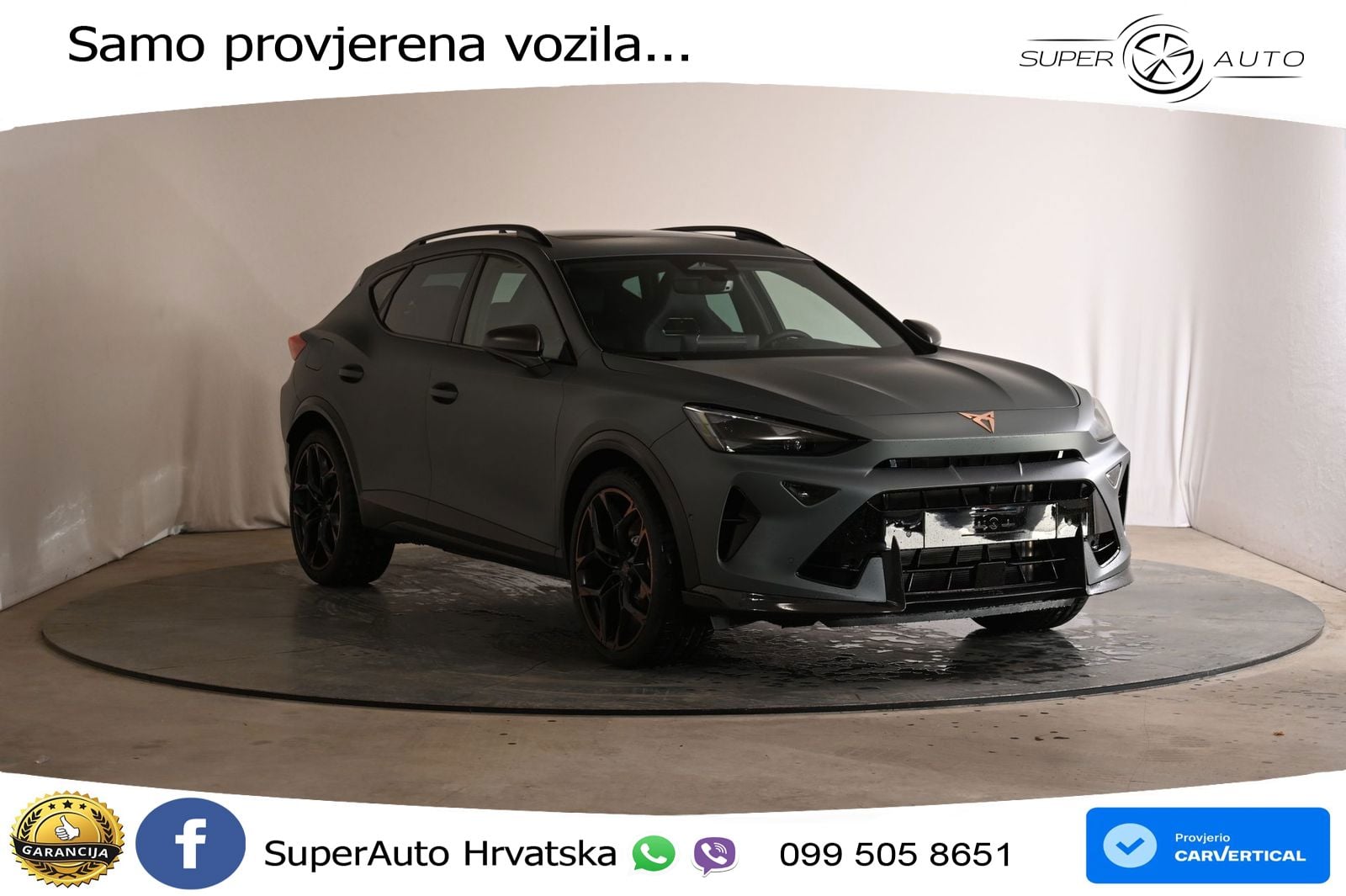 Cupra Formentor VZ5 2.5 TSI (390 KS) 4Drive DSG MATRIX+GR SJED+KAM