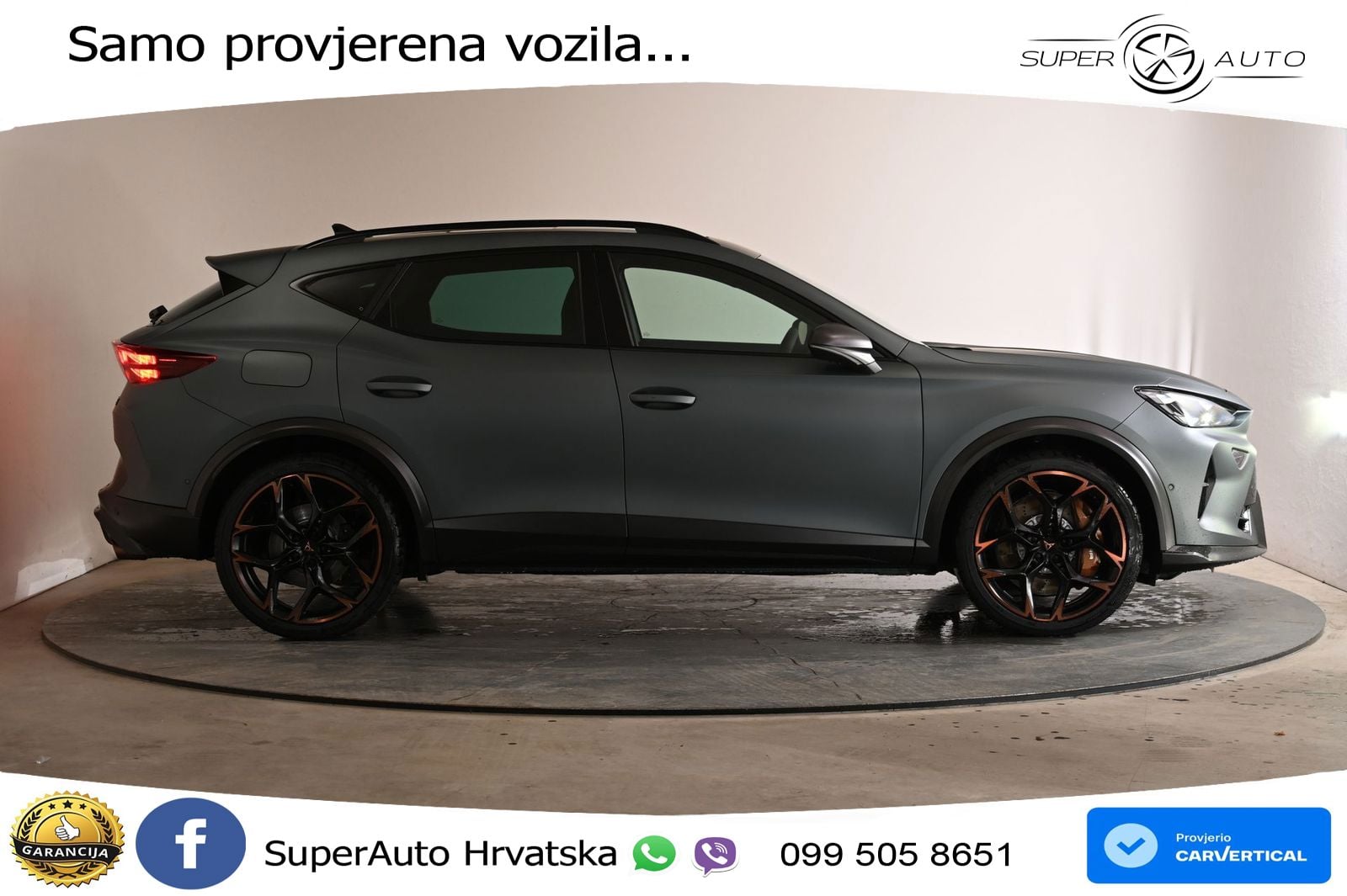 Cupra Formentor VZ5 2.5 TSI (390 KS) 4Drive DSG MATRIX+GR SJED+KAM