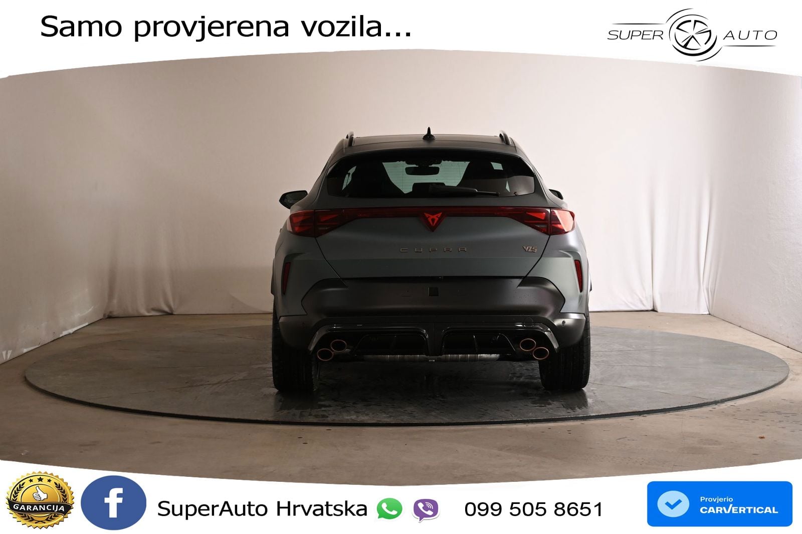 Cupra Formentor VZ5 2.5 TSI (390 KS) 4Drive DSG MATRIX+GR SJED+KAM