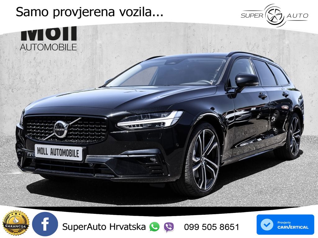 Volvo V90 2.0 B4 Diesel AWD Geartronic ACC+HEAD+4xGR SJED+360+PANO