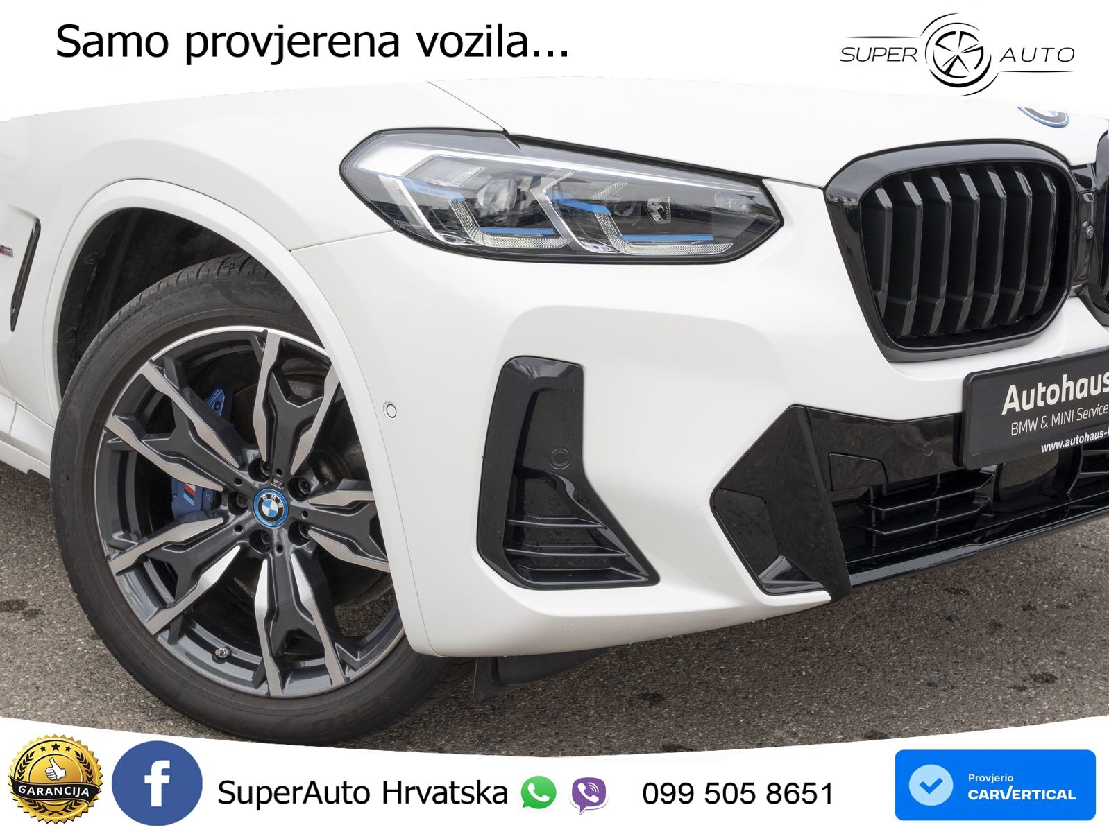 BMW X3 30e xDrive Steptronic M Sport LED+GR SJED+ACC