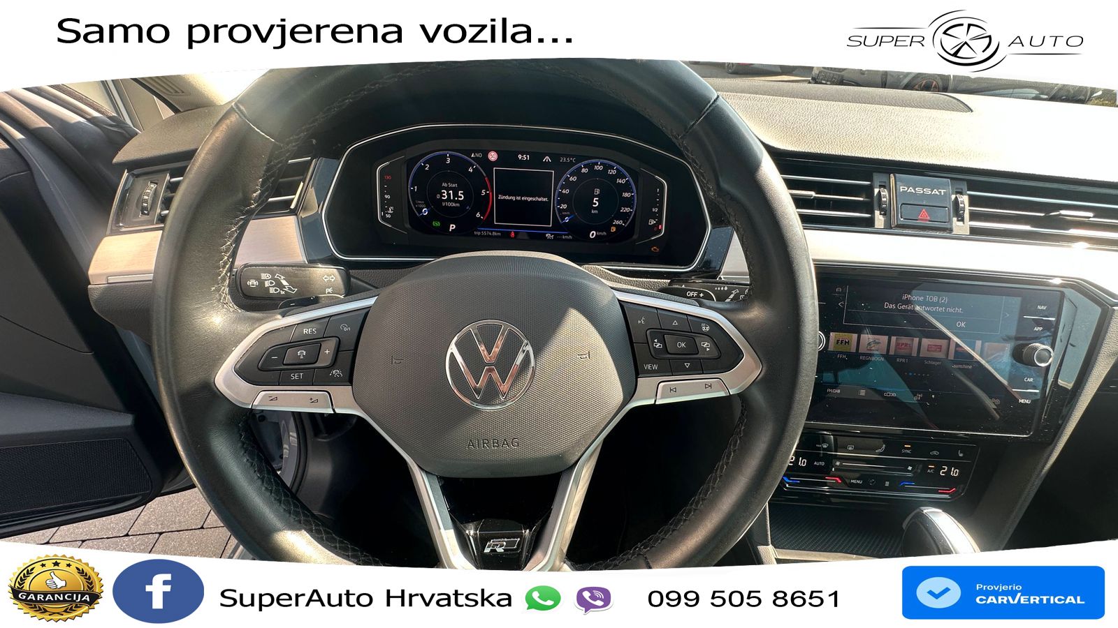 Volkswagen Passat Variant 2.0 TDI (200 KS) 4MOTION DSG R-Line MATRIX+GR SJED+KAM